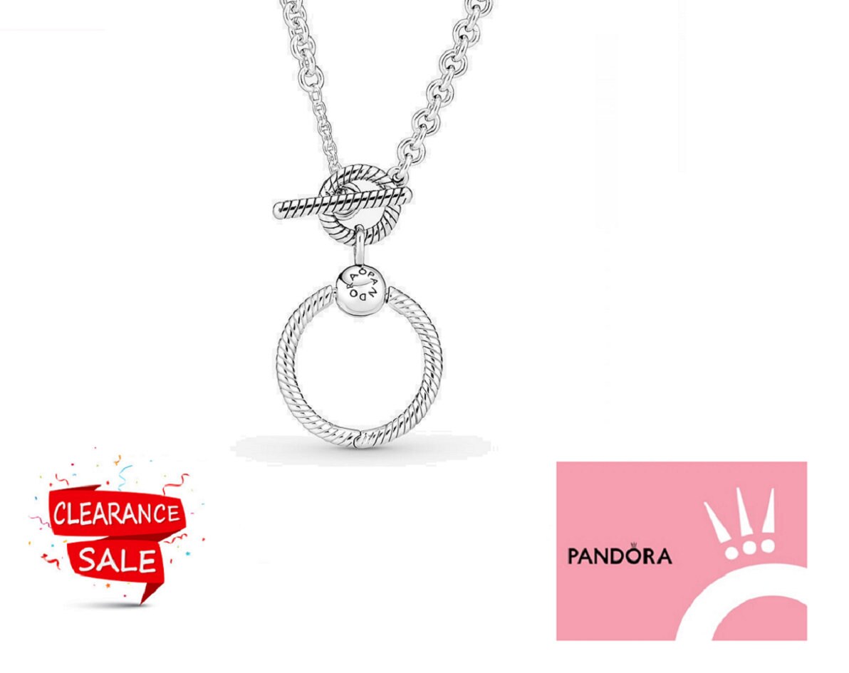 Pandora Ladies Phoenix Dangle Charm and O Pendant Necklace Set B801719-45 -  Jewelry, Ladies Jewelry - Jomashop