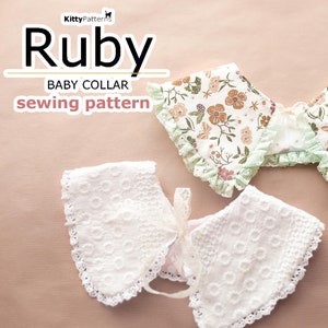 Ruby Detachable Baby Collar Sewing Pattern: Beginner-Friendly (PDF)