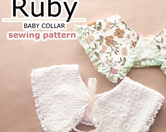 Ruby Detachable Baby Collar Sewing Pattern: Beginner-Friendly (PDF)