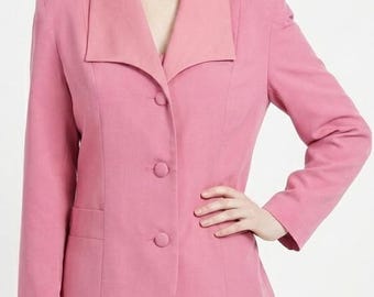Tailored Blazer Sewing Pattern, Structured Women's Jacket PDF (A4, A0)