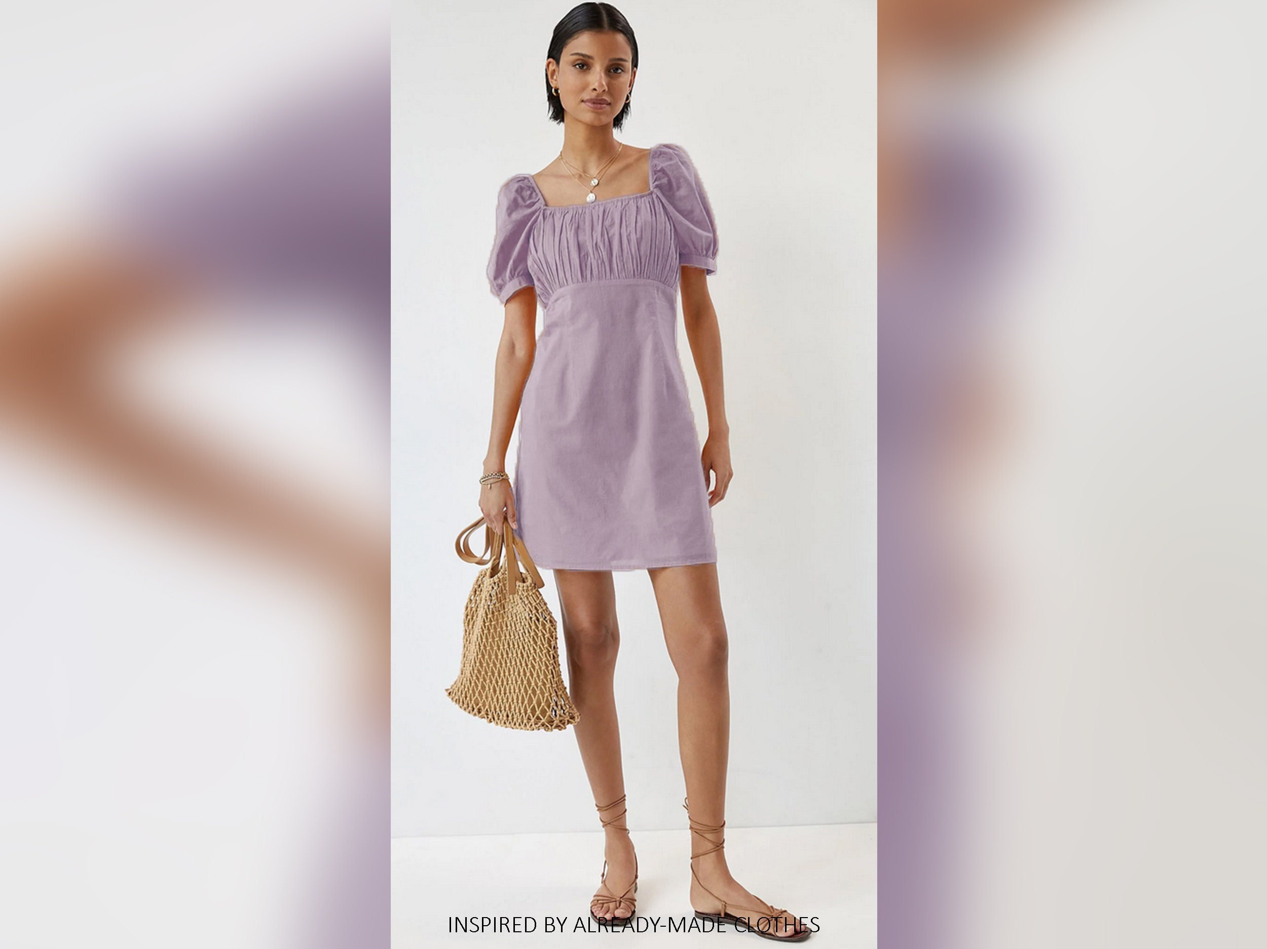 MIA Gathered Bodice Dress Pattern: Empire Waist (PDF Pattern) - Etsy