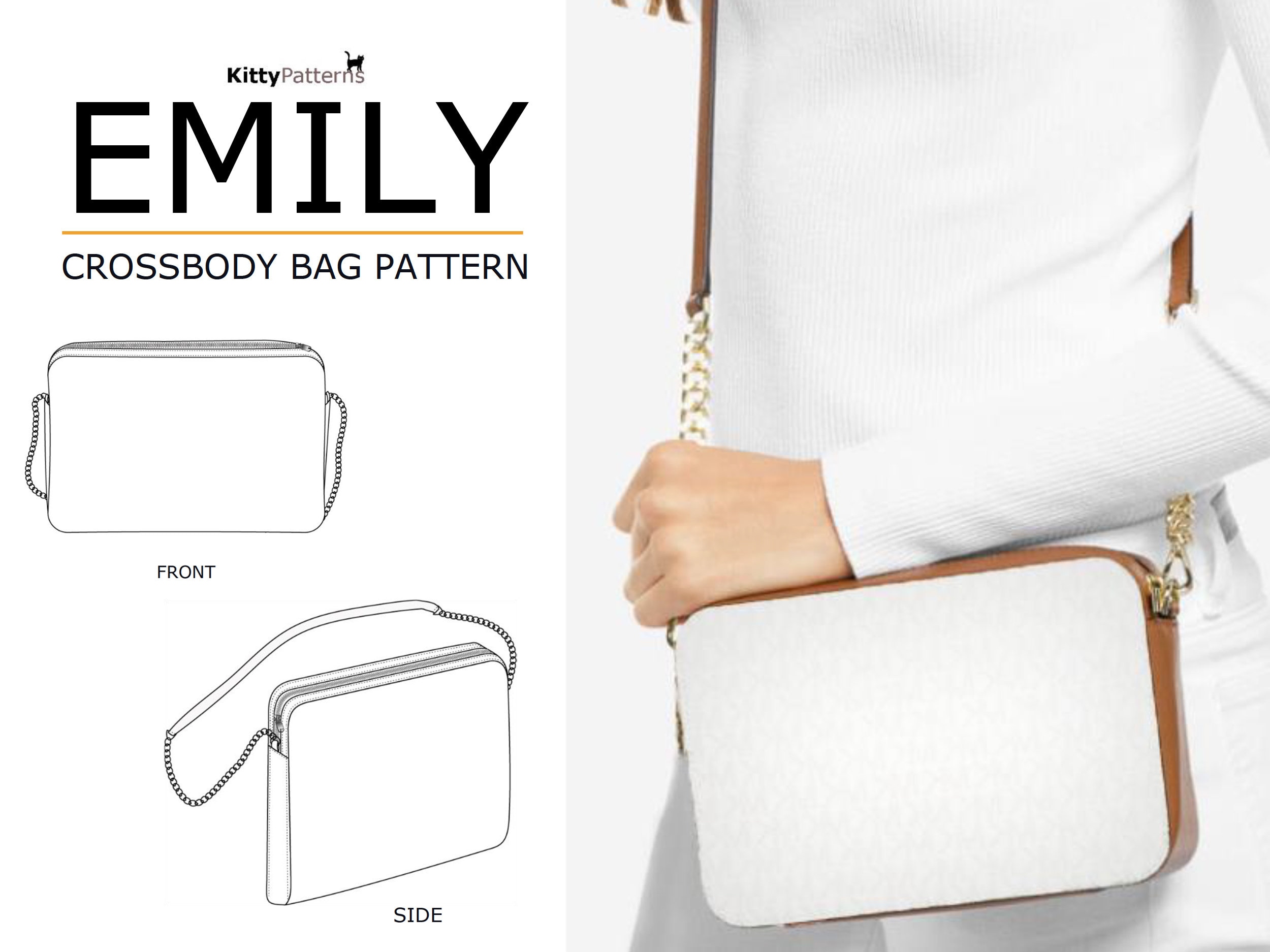 Dorsa Mini Bag / Charm - PDF Pattern With Instructions