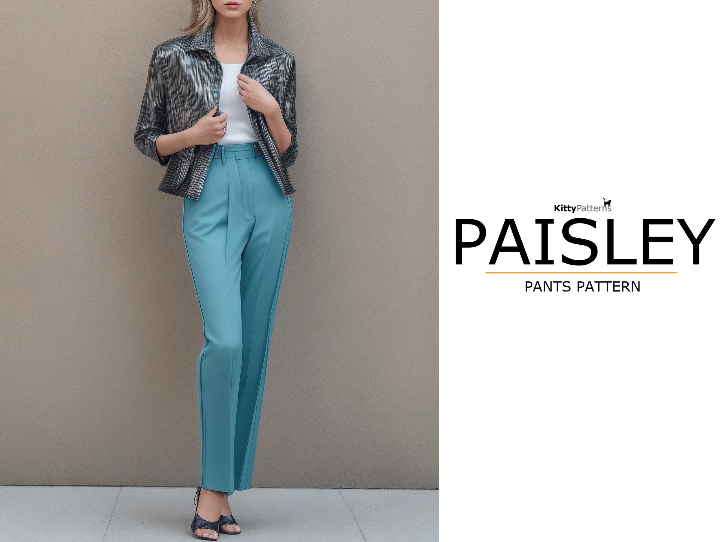 PAISLEY - Trouser Pattern Pdf [S,M,L,XL] - Womens Pants