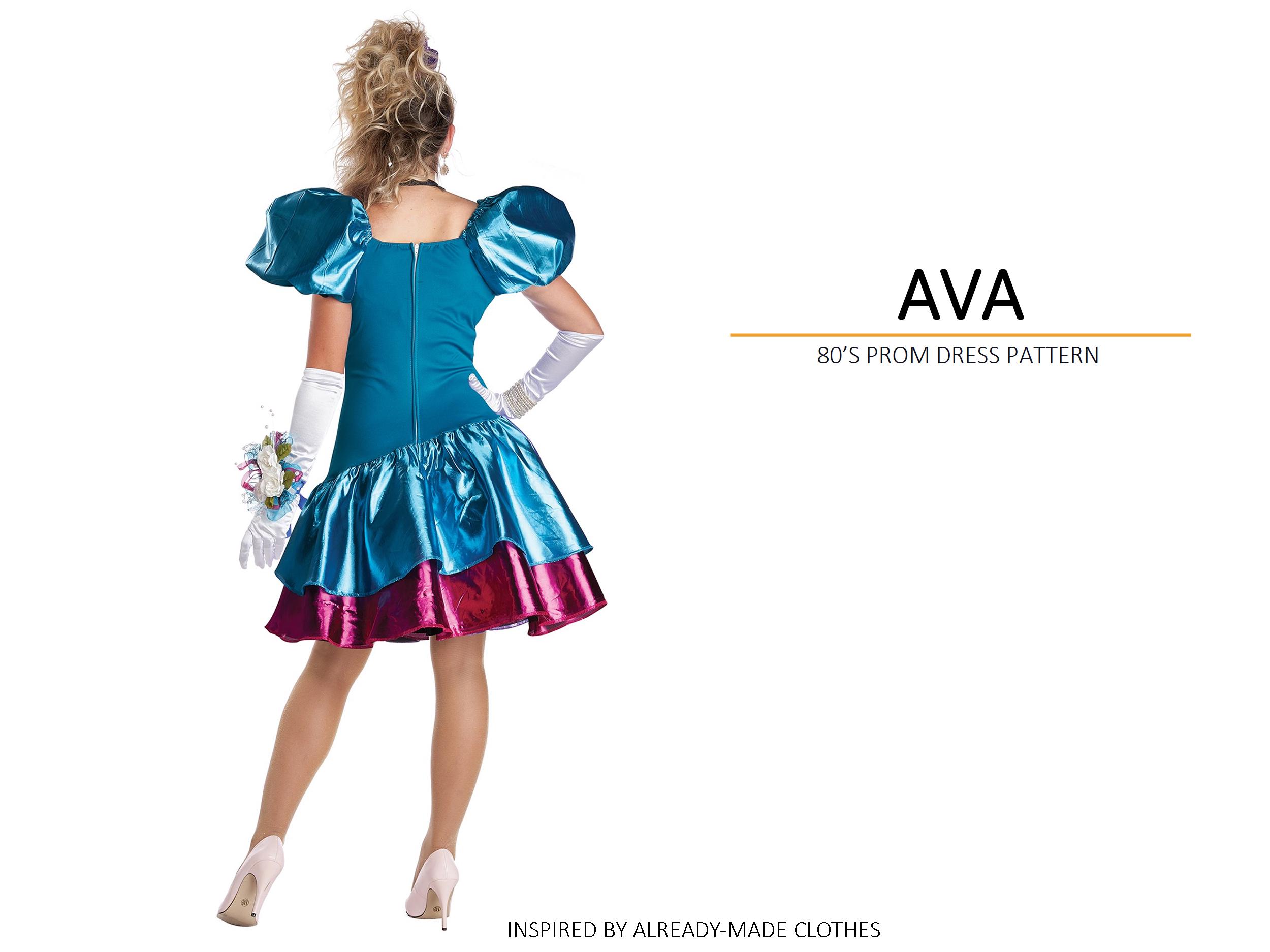 80s prom dress pattern free DIY Style 80s PROM Dress Makeover
