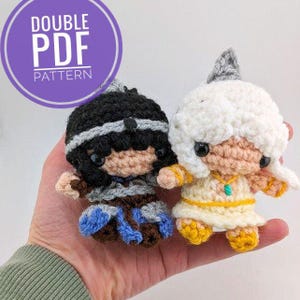 Shadowheart Amigurumi DOUBLE Crochet Pattern – Baldur’s Gate 3 PDF Plush Pattern | BG3 Cleric Crochet Doll | DnD Amigurumi Pattern