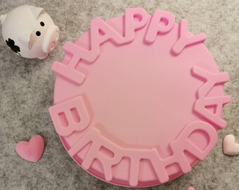 Silicone Mold - Cake Mold - Happy Birthday