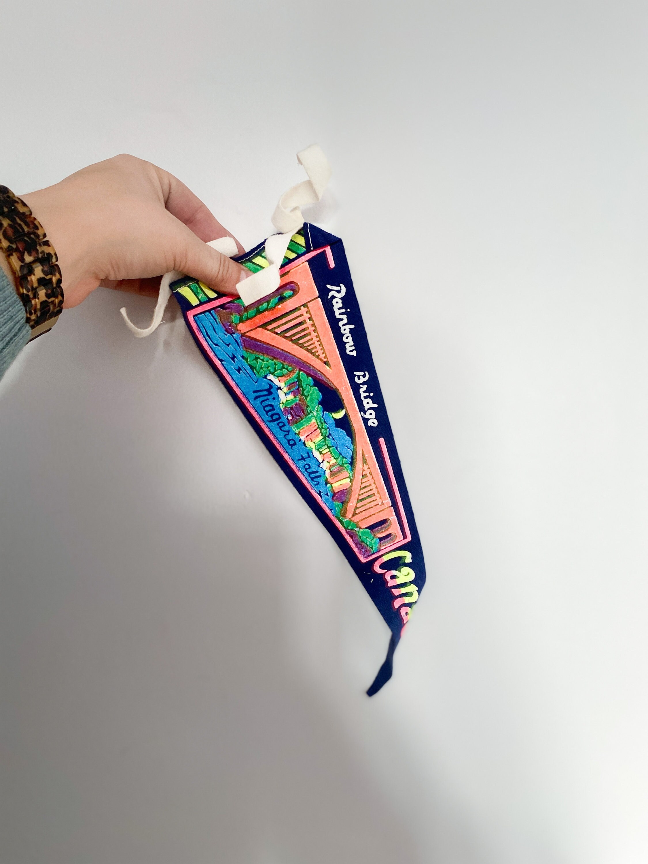 Vintage Pennant Flags Canadian Locations Felt Flags Vintages Flags