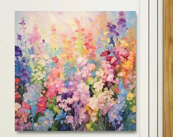 Original oil painting flower oil painting rose oil painting impressionism living room oil painting home decoration