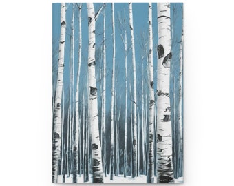 Birch Trees Hardcover Journal Matte