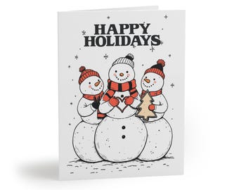 Peace Love & Christmas Personalize Greeting Cards | Holiday Card Set