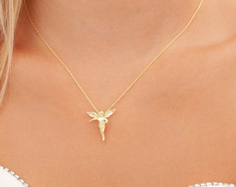 Angel Necklace For Valentines Day,Baby Angel Necklace ,Cherub Necklace,Guardian Angel Necklace, Gift for Valentines Day, Gift For Girlfriend