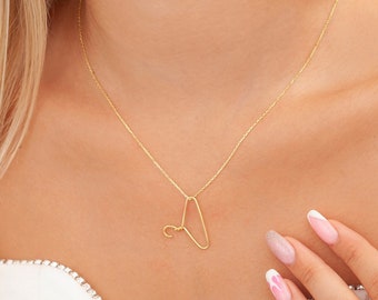 Pro- Choice Necklace for Christmas Gift, Xmas Gift Wire Hanger Pendant, Roe V Wade, Women's Rights Jewelry, My Body My Choice, Noel Gift