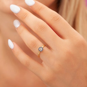 Dainty Evil Eye Ring, Protection Rings, Evil Eye Jewelry, Adjustable Open Ring, Gold Silver Nazar Rings, Birthday Christmas Gifts for Women