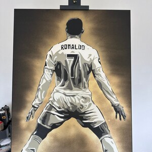 Ronaldo Graffiti Art (sprayed)