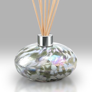 Handmade Mouth Blown Sphere Reed Diffuser by Nobile Glassware