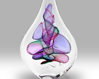 XL Handmade Crystal Paperweight by Nobile Glassware - Extra Large