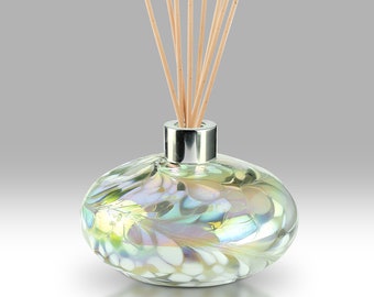 Handmade Mouth Blown Sphere Reed Diffuser by Nobile Glassware