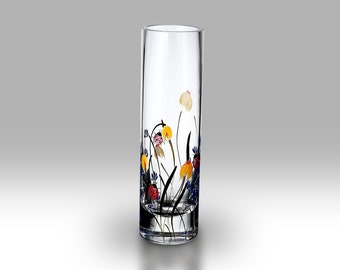 Cottage Garden Collection - 19.5cm Bud Vase by Nobile Glassware