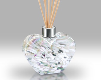 Handgemachter Herz Reed Diffuser von Nobile Glassware