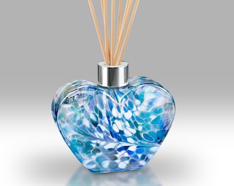 Handgemachter Herz Reed Diffuser von Nobile Glassware