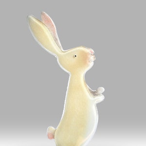 Handmade Fused Glass Honey Bunny - by Nobile Glassware