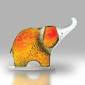 Elefante de vidrio fundido hecho a mano - de Nobile Glassware