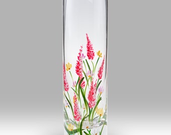 Cerise Elysian - 19.5cm Bud Vase by Nobile Glassware
