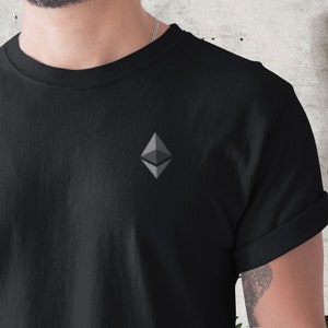 Camiseta con el logotipo de Ethereum / Camiseta con la criptomoneda Altcoin ETH