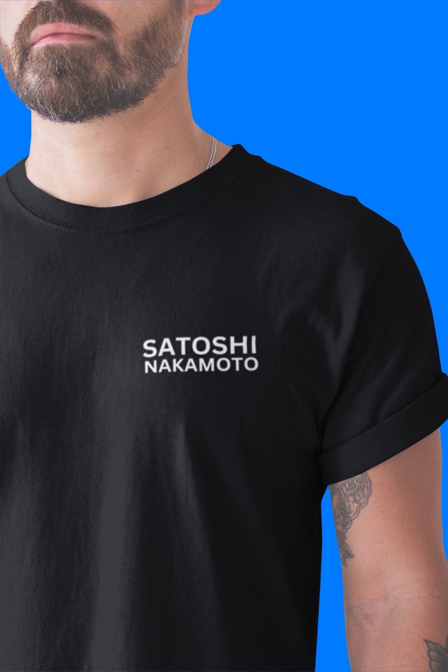サトシ・ナカモト ロゴTシャツ | ビットコイン 暗号Tシャツ - Etsy 日本