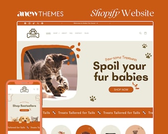 Pet Supplies Shopify Theme | Online Store Website Template
