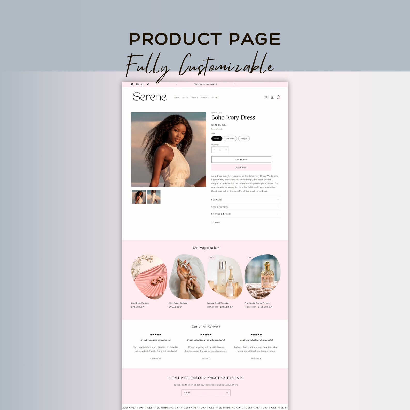 Luxe Jewelry Website Template Shopify Theme for Your Online Store ...