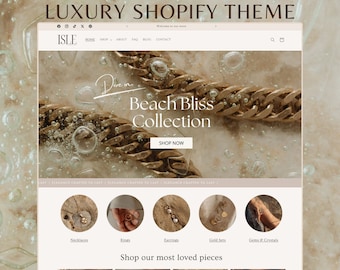 Minimalist Jewelry Shopify Theme: Clean, Responsive Design