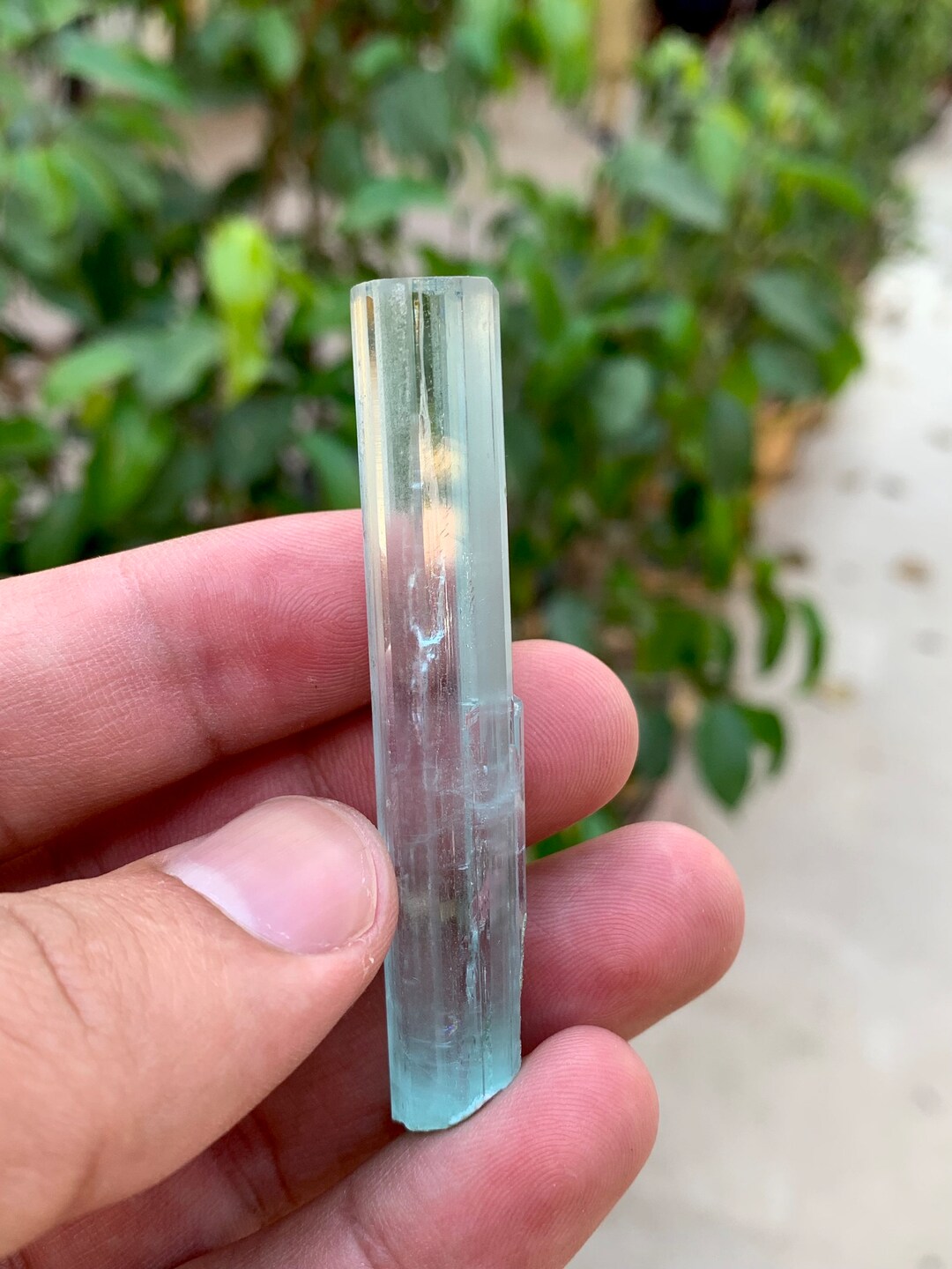 78 CTS Beautiful High Quality Sky Blue Aquamarine Transparent Crystal ...