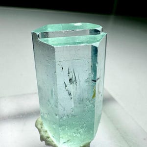57.5 Carats Natural Beautiful Sky Blue Aquamarine  Crystal Cluster