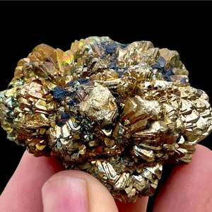 665 Carats Rainbow Pyrite Crystal Cluster Specimen , Minerals , Crystal, Gemstones