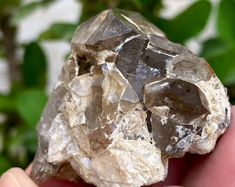 340 Grams Beautiful Terminated Topaz Crystals with Quartz Crystals on Matrix Combine Specimen