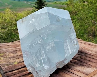 960カラットの美しいアクアマリン結晶、白雲母標本、鉱物、宝石 - Etsy