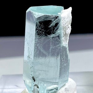 50 Carats Natural High Quality Sky Blue Aquamarine Transparent Crystal from Shigar Valley . Gemstone, gems , minerals