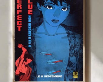 Perfect Blue 1997 Japanese Psychological Film Poster Classic Anime Wall Decor For Home And Office