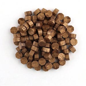 Perles de Cire à Cacheter – Bronze | Cire à Sceau pour Enveloppes, Faire-part, invitations, Cadeaux, emballages, Scrapbooking, DIY