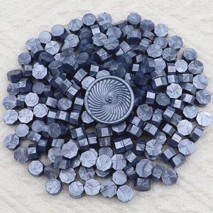Perles de Cire à Cacheter – Gris Foncé | Cire à Sceau pour Enveloppes, Faire-part, invitations, Cadeaux, emballages, Scrapbooking, DIY