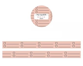 Tema Washi Tape Bujo To Do list_ Nastro di carta giapponese per Bullet Journal, Scrapbooking, Nastro da imballaggio, Nastri Washi