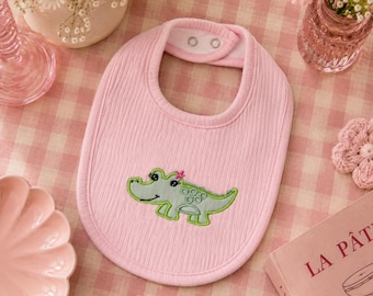 Embroidered Gator Baby Bib – University of Florida Apparel, Baby Girl Gift