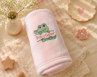 University of Florida (UF) Baby Gator Embroidered Blanket