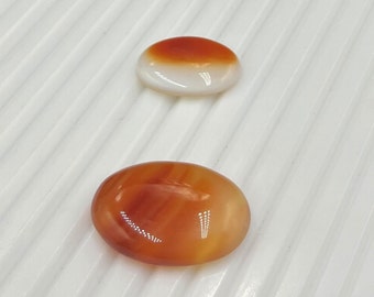 Cabochon di agata fasciata rossa,Pietra preziosa spogliata,Pietra di agata fasciata del Botswana fatta a mano,Agata fasciata naturale,Cabochon di agata rossa,Bracciale,Pendente