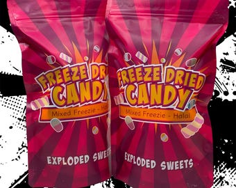 Freezie Bag - Halal | x2 Multibuy | Exploded Sweets | Freeze Dried Candy UK