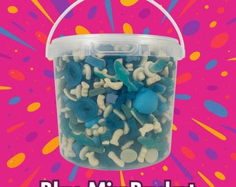 500g Blue Sweet Mix Tub | Exploded Sweets