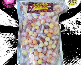 Bolsa de 1 kg de postre explosivo / dulces explosivos / dulces liofilizados (Reino Unido)