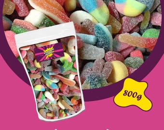 800g Fizzy Mix | Exploded Sweets