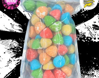 Bolsa de 500 g de gotas de pintura variadas / Caramelos desmenuzados / Caramelos liofilizados (Reino Unido)